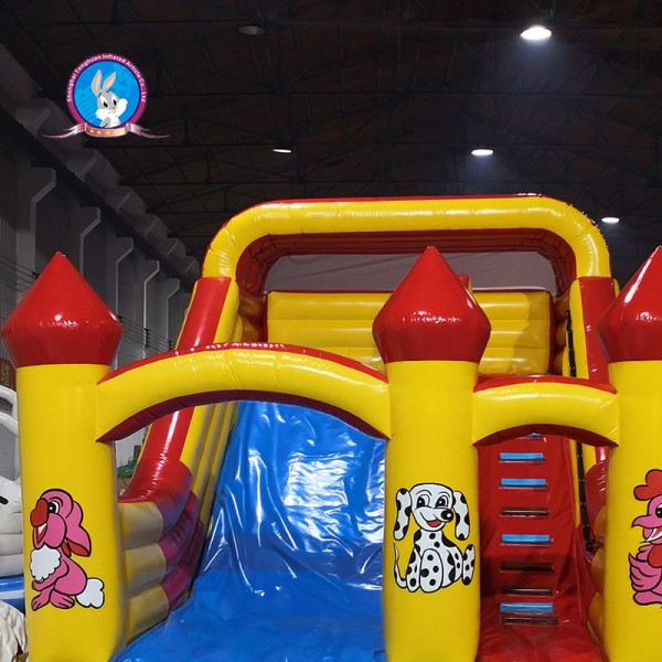 Inflatable Bouncer Dry Slide Small Bouncer Land Slide for Little Kids Trampolin