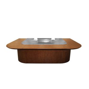 Сводчатый электрический гриль теппаньяки/таблица из нержавеющей стали 304 теппаньяки