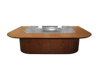 Grill Teppanyaki électrique voûté / Table Teppanyaki en acier inoxydable 304