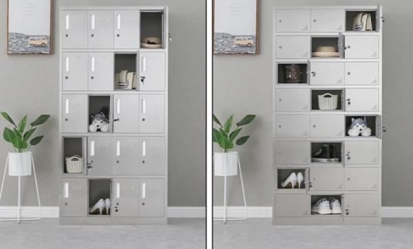 Office Use 6 Doors Height 185cm Stainless Steel Locker
