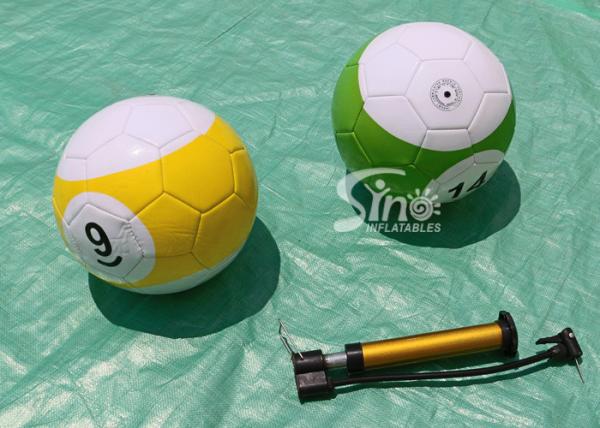 10x5 Mts Giant Inflatable Human Billiards Bounce House With Snooker Balls For Snooker Football Entertainment