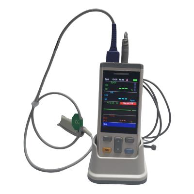 Handheld SpO2 ETCO2 Monitor Accurate Pulse Oximeter With Capnography Visual And Audio Mode