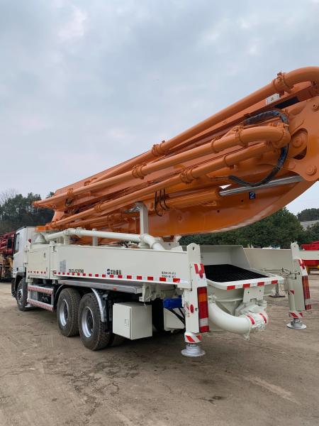 caminhão usado da bomba do cimento do motor diesel do crescimento de 6x4 49m