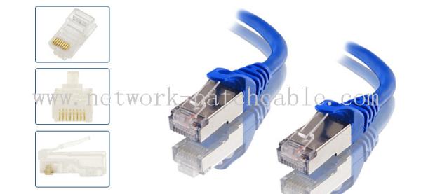 Transparent RJ11 connector 6P4C Telephone Cable Plugs with Gold plated