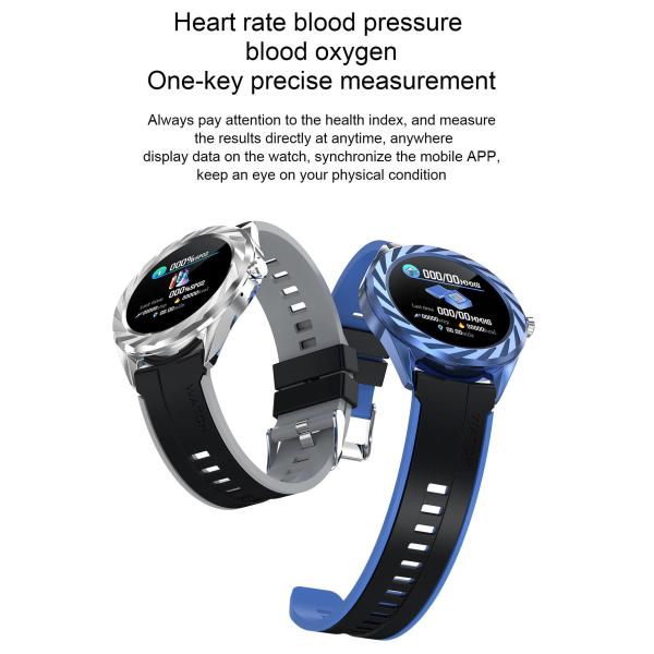 1.54 Inch Sleep Monotoring Smart Watch Music Control Weather Push For Women Sporting