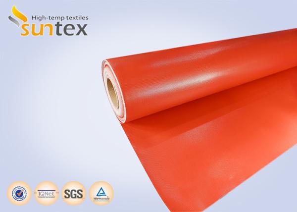 32-34 Oz. Fire Retardant Silicone Coated Fiberglass Cloth For Welding Curtains