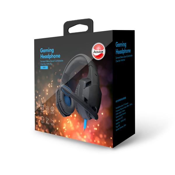 Наушники игры Aonike 3.5jack 110dB 2.1M связанные проволокой
