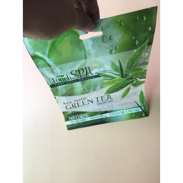 Plastic Skin Care Facial Mask Bag Customized Color Logo Printing