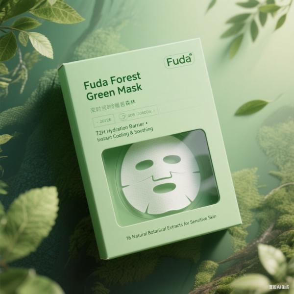 Forest Healing Masque Apaisant Vert : Extraits de plantes 72 heures pour réduire les rougeurs, un sauveur pour les peaux sensibles