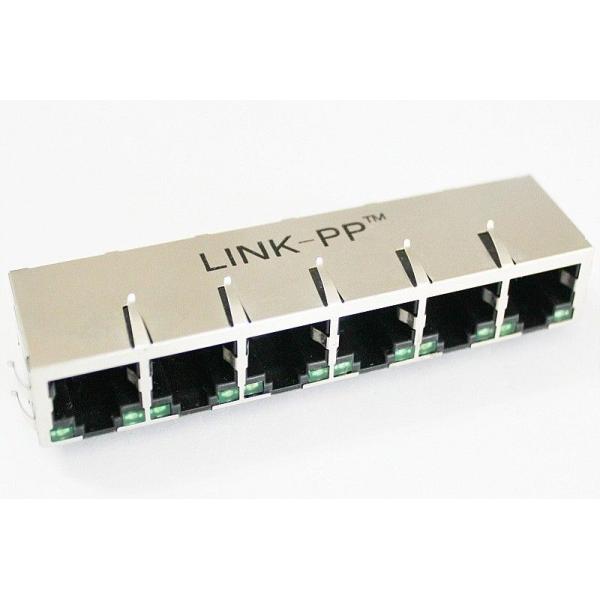 модем RJ45 модульный Jack 1 x 6 Multi-портов, прямоугольный RJ45 разъем SI-60234-F