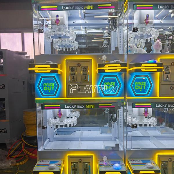 Monnaies de divertissement de haute qualité à pince-points fonctionnant Prix de machines de jeux Clips commerciaux