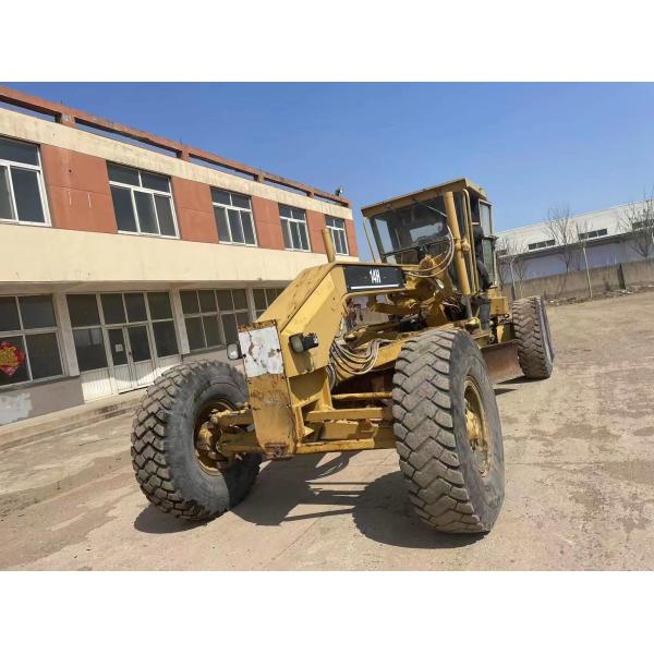 Motoniveladora CAT 14H Usada de 354 HP para construcción de carreteras y minería