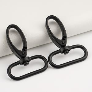 1.25 Inch Black Snap Hook Swivel Handbag Accessories Hook Snap Swivel for
