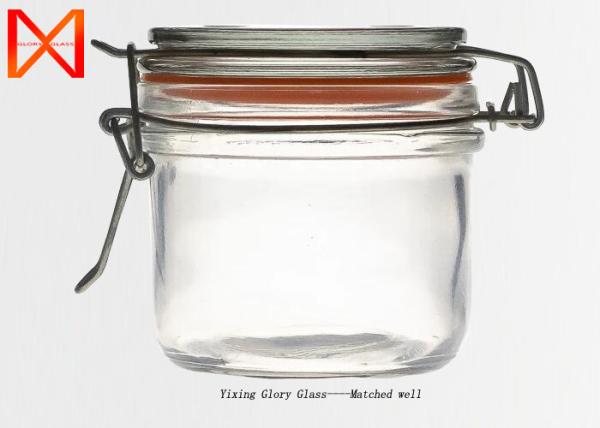 500ml 800ml Glass Storage Jars Large Capacity Clear Empty High Borosilicate