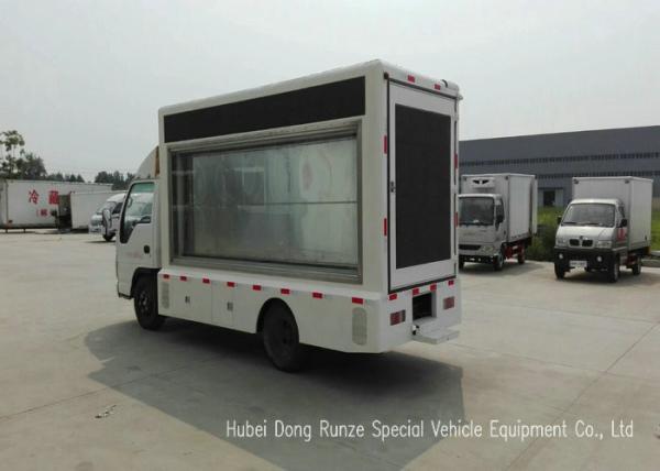 ISUZU Mobile LED Billboard Truck With Scrolling Light Box For Sales Promotion AD