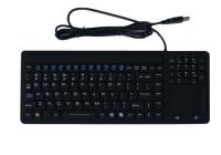 Teclado marinho de borracha industrial durável com prova do pulverizador de sal do Touchpad