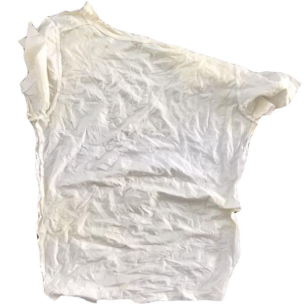 55*60cm nenhuma camisa branca Rags IMPA do algodão T do metal
