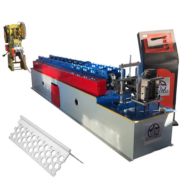 “Perforated Angle Bead Roll Forming Machine Ukraine V Shape Corner Bead Roll Forming Machine Ukraine Perforated Angle Bead Roll Forming Machine Automatic V Shape Corner Bead Roll Forming Machine ”
