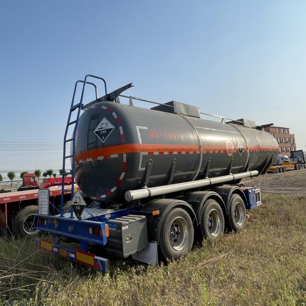 Chemical Transport Tank Trailer for Sodium Hypochlorite Max Payload 15001-20000 kg