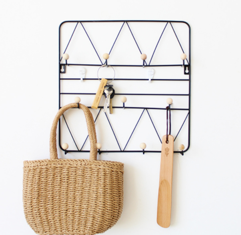 Rustproof 36x36cm Steel Clothes Rack For Bedroom