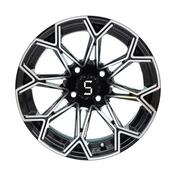 Golf Cart 12''/14'' Gunmetal Wheel 4x4 Bolt Pattern -25 ET 16 Spokes