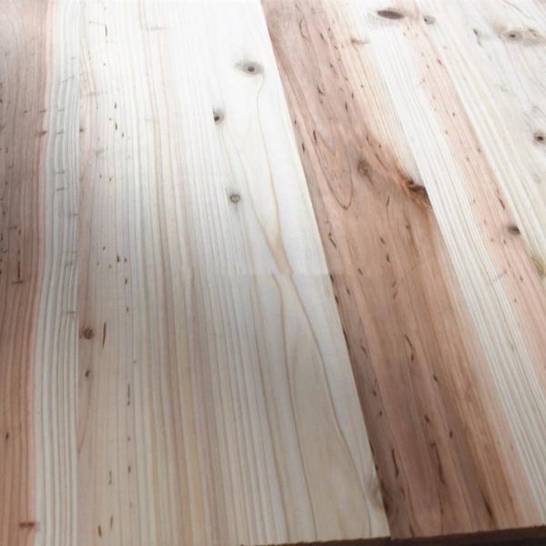 Le sapin fait sur commande Cedar Spruce Solid Wood Edge collé lambrisse l'épaisseur de 5mm-40mm
