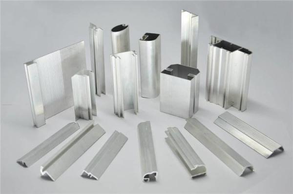 Frosted Fabric Aluminum Window Profiles / Aluminum Glass Door Frame