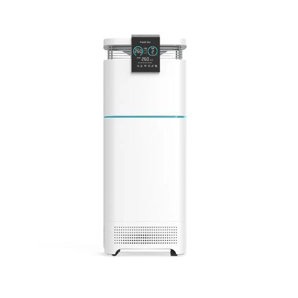 Homefish Controle Inteligente Grande Capacitação Purificador de Ar Operação silenciosa Purificador de Ar de Luz UV Com Ecrã Inteligente