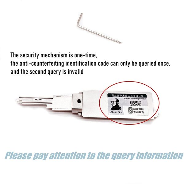 Herramienta 2 en 1 Original Lishi para decodificar y abrir cerraduras Schlage SC20