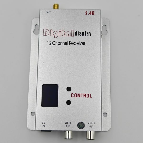12CH FPV Video Receiver 2410MHz-2290Mhz Frequency 2.4GHz VRX