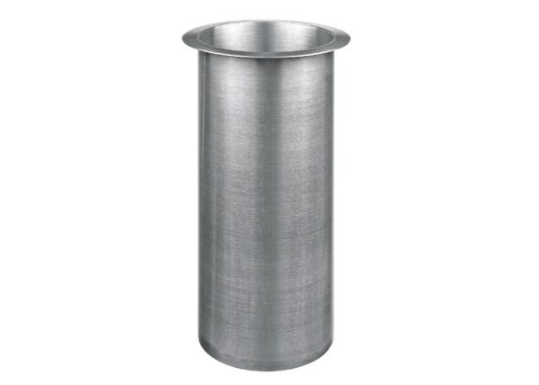 Round design Stainless steel brush finished mini desktop bathroom trash can/table dustbin/ waste bin without cover