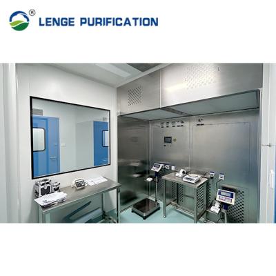 Full Undirectional Airflow Weighing Booth 0.45m/S For Protection