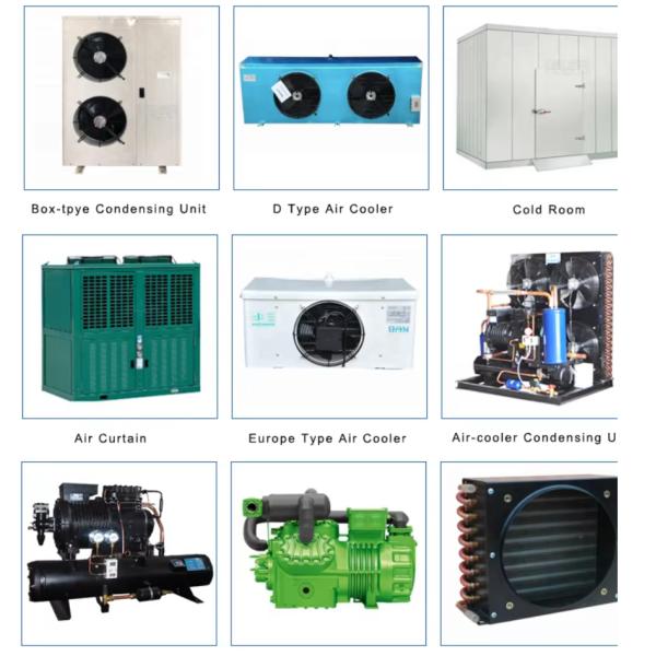 TAG2522ZBR Commercial 6HP Refrigeration Unit Air Cooled R404 Refrigerant Cold Storage Condensing Units