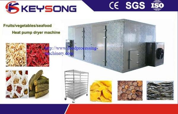 Low Noise Industrial Drying Equipment , Fish Drying Heat Pump Dryer Steady Performance