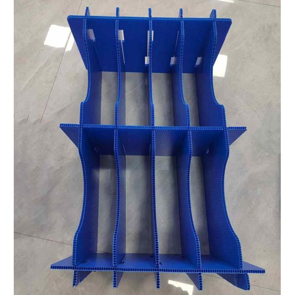 Boîte de séparateurs en plastique en PP en feuille ondulée en carton creux