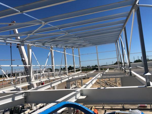 Steel Structure Hangar Prefabricated Hot Rolled Galvanized Warehouse Building Shed