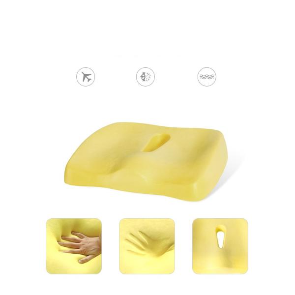 Memory Foam Seat Cushion for Butt Knitted Increase Height Reduce Pressure Breatheable