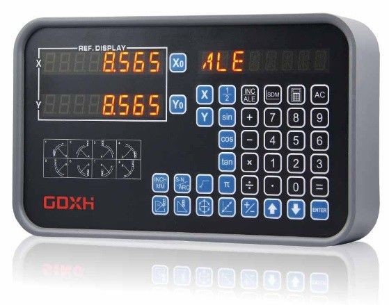 2-Axis Digital Readout System with EMC Design, Linear Compensation, and Noise Immunity, Model XH-2E