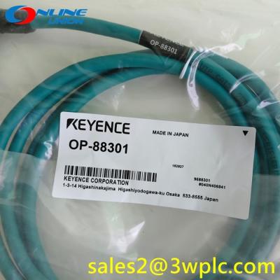 5m KEYENCE OP-88301 Ethernet Cable M12 4 pin RJ45 NFPA79-Compatible Straight