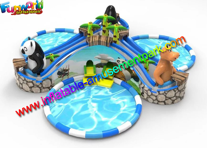 Парки воды пляжа большие раздувные, бассеин Toys раздувные скольжения воды