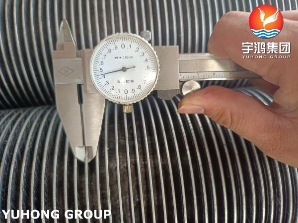 Embedded G Type Fin Tube Base Material ASME B163 Material NO4400 Aluminium For Heat Exchanger Evaporator Raditor
