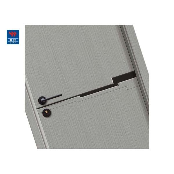 Exterior Bathroom Doors Wood Plastic Composite gray Wpc Eco-Friendly Door