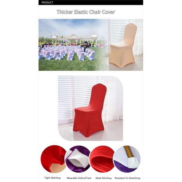 Simple Style Banquet Chair Covers Wedding Plain Dyed Banquet Hall For Hotel Home