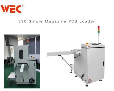 SMT Automatic 330 Single Magazine PCB Loader Machine Aluminium Rail