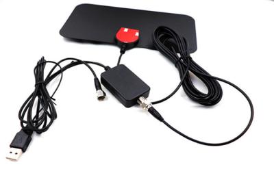 Ultra Thin Indoor Hdtv Antenna 10ft Coaxial Cable , Gain 3dbi Hd Digital Antenna