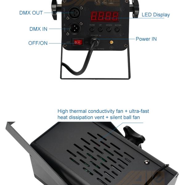 Лампа проекции СИД цифров 30w RGB мини для этапа