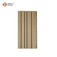 Options de conception personnalisables Panneau acoustique rainuré pour des applications polyvalentes