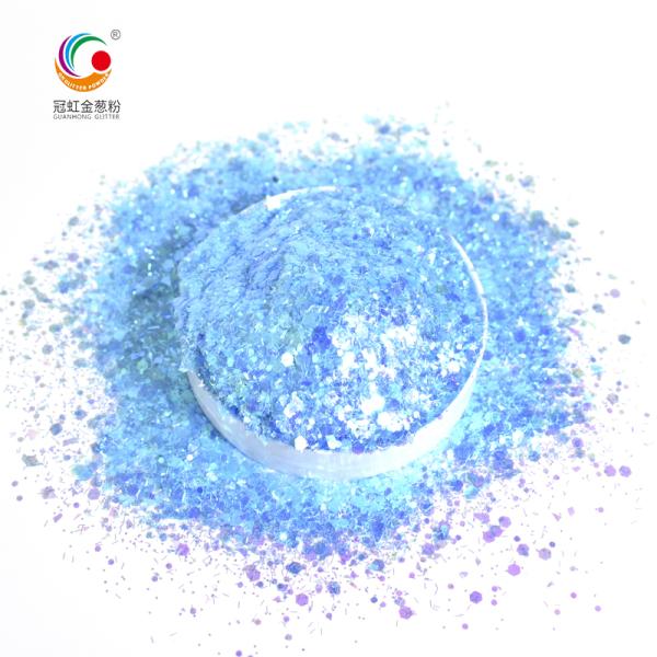 Chunky Iridescence Rainbow Loose Cosmetic Glitter Star Heart Shaped