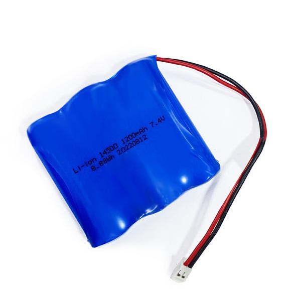 Bateria de lítio de grande capacidade de 7,4 V Ls 14500 para equipamentos industriais