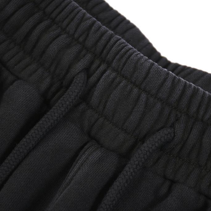 Spray Wash Cotton Straight Leg Pants High Waist Cotton Straight Leg Trousers No Stretch